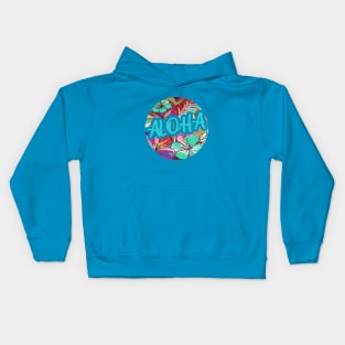 Aloha Floral Kids Hoodie